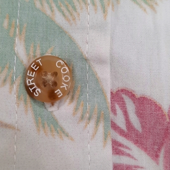 Cooke Street Hawaiin Print Collared Button Up Shirt - Picture 4 of 5